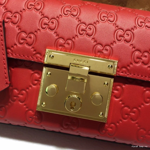 Firstbag ru small Signature GUCCI bag Gucci shoulder Padlock 0819